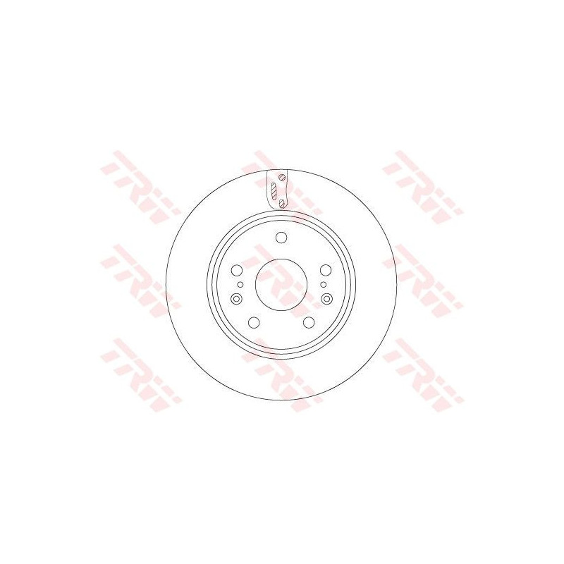 Disco freno asse anteriore - TRW