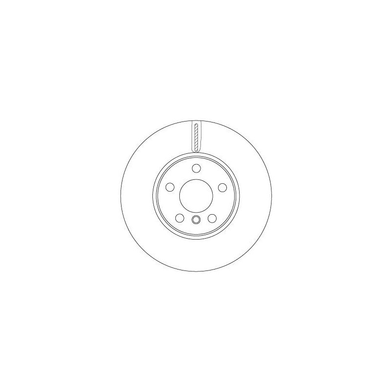 Disco freno asse anteriore - TRW