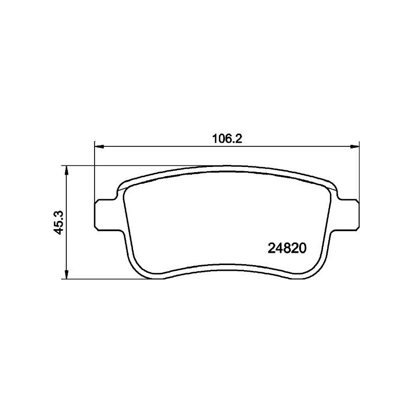 Pastiglie freno asse posteriore - HELLA BRAKE