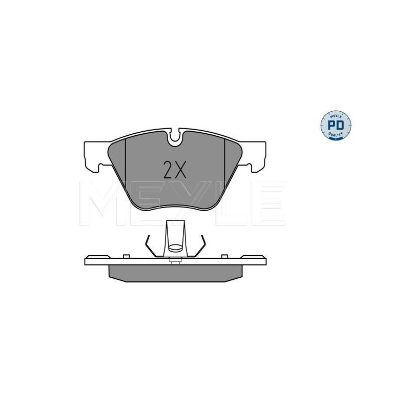 Pastiglie freno asse anteriore - MEYLE