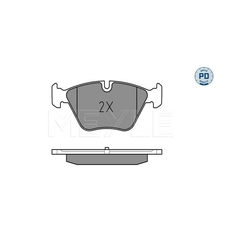 Pastiglie freno asse anteriore - MEYLE