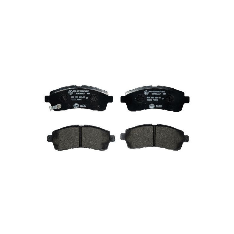 Pastiglie freno asse anteriore - HELLA BRAKE