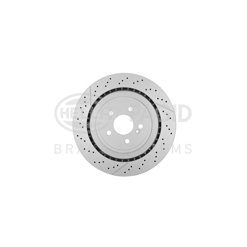 Disco freno asse posteriore - HELLA BRAKE