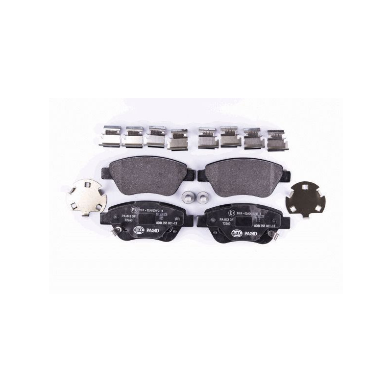 Pastiglie freno asse anteriore - HELLA BRAKE