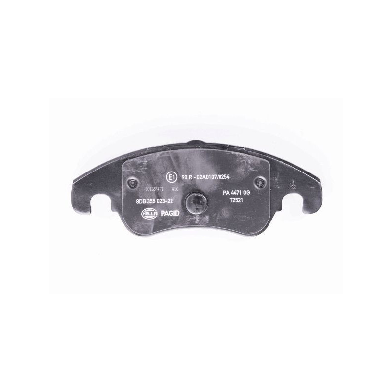 Pastiglie freno asse anteriore - HELLA BRAKE