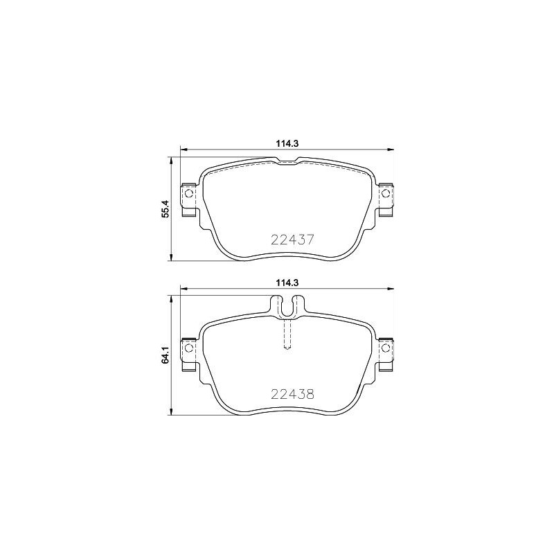 Pastiglie freno asse posteriore - HELLA BRAKE