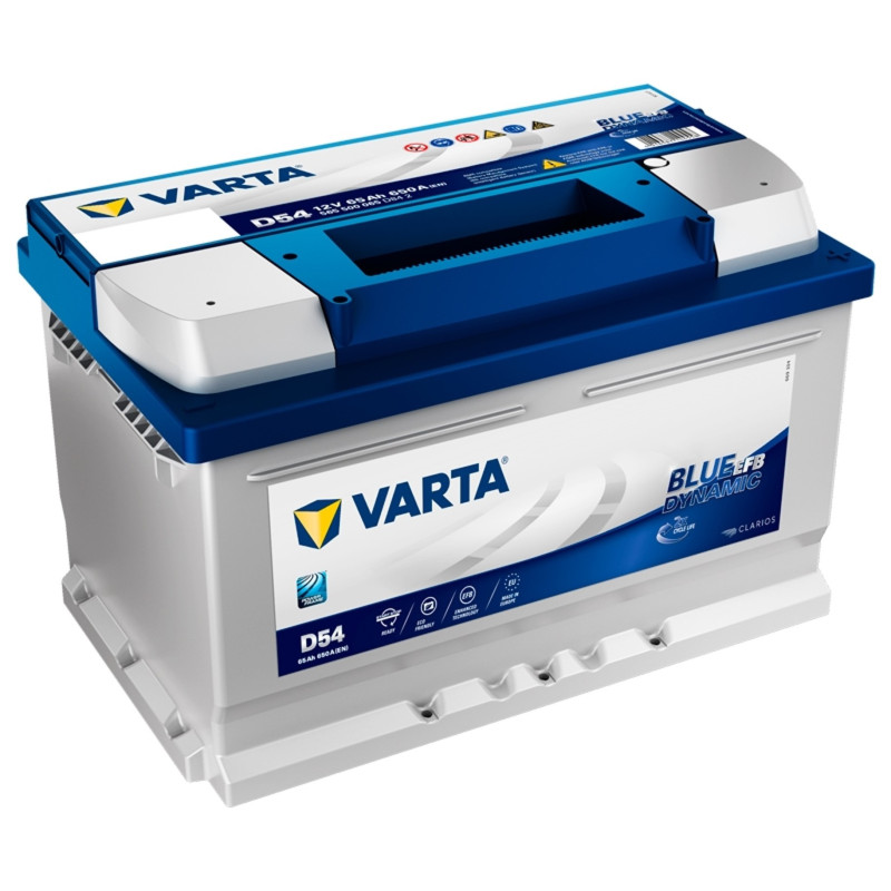 VARTA BLUE Dynamic EFB 65AH 650A278x175x175 (D54)
