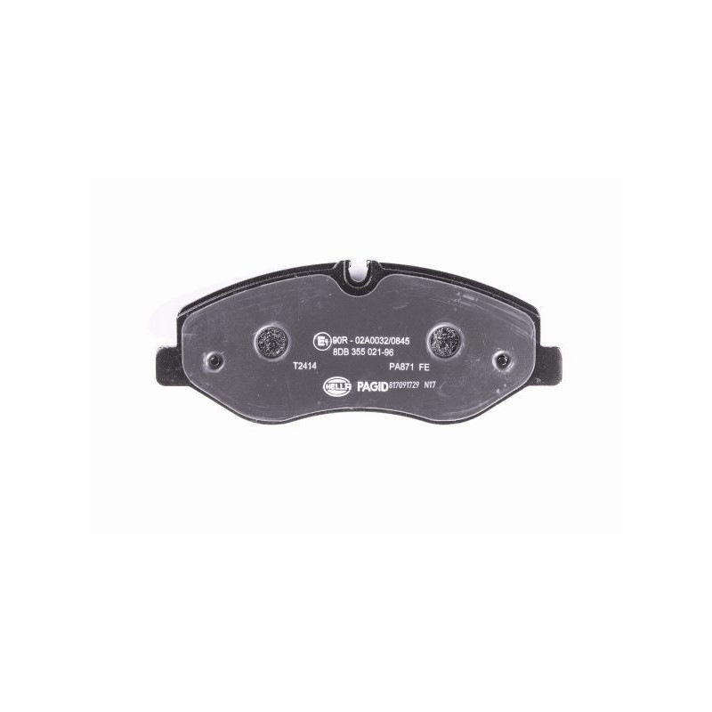 Pastiglie freno asse anteriore - HELLA BRAKE