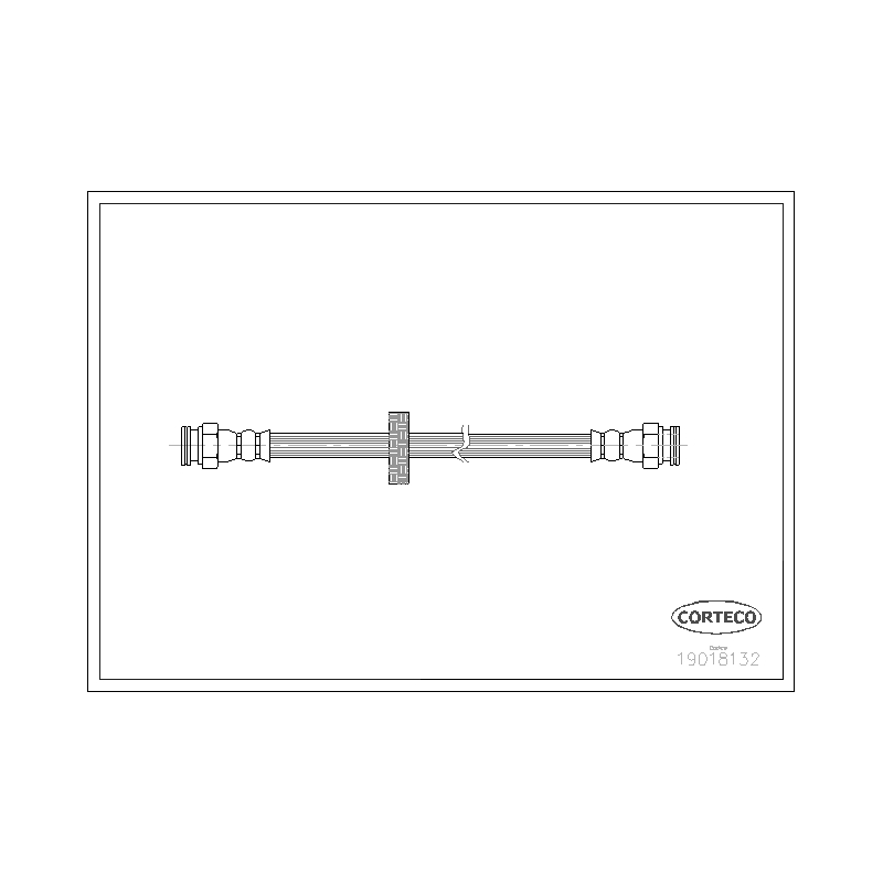 Flessibile freno asse posteriore - CORTECO