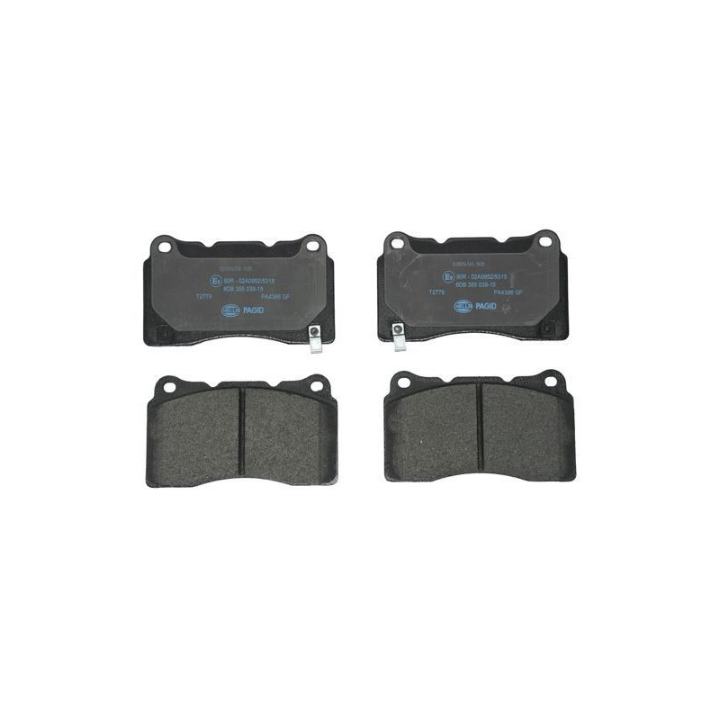 Pastiglie freno asse anteriore - HELLA BRAKE