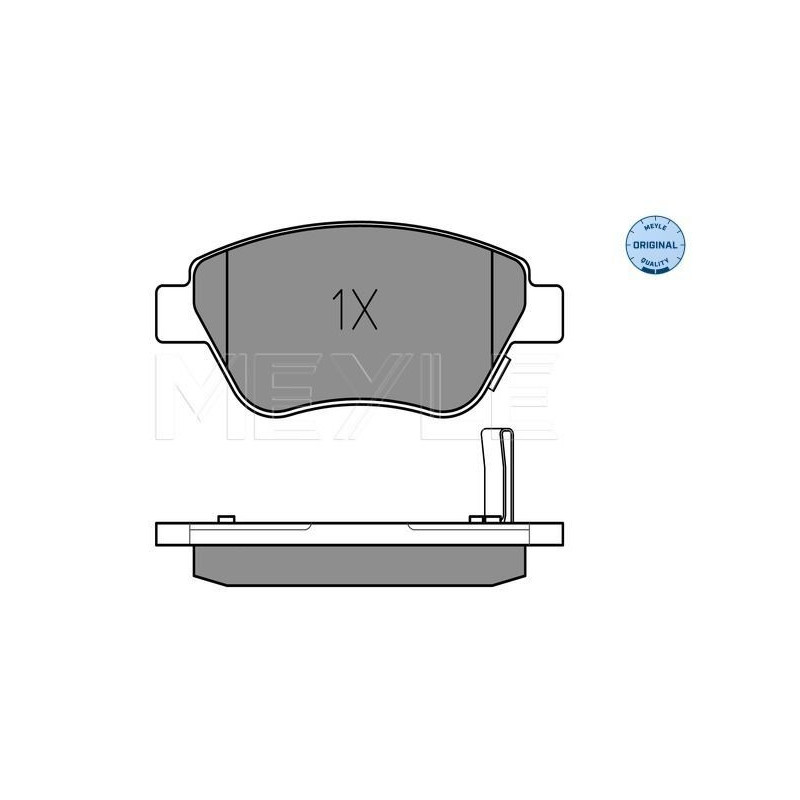 Pastiglie freno asse anteriore - MEYLE