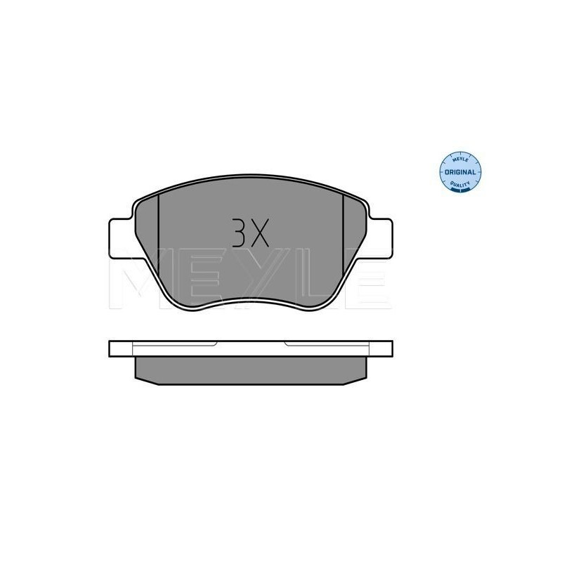 Pastiglie freno asse anteriore - MEYLE