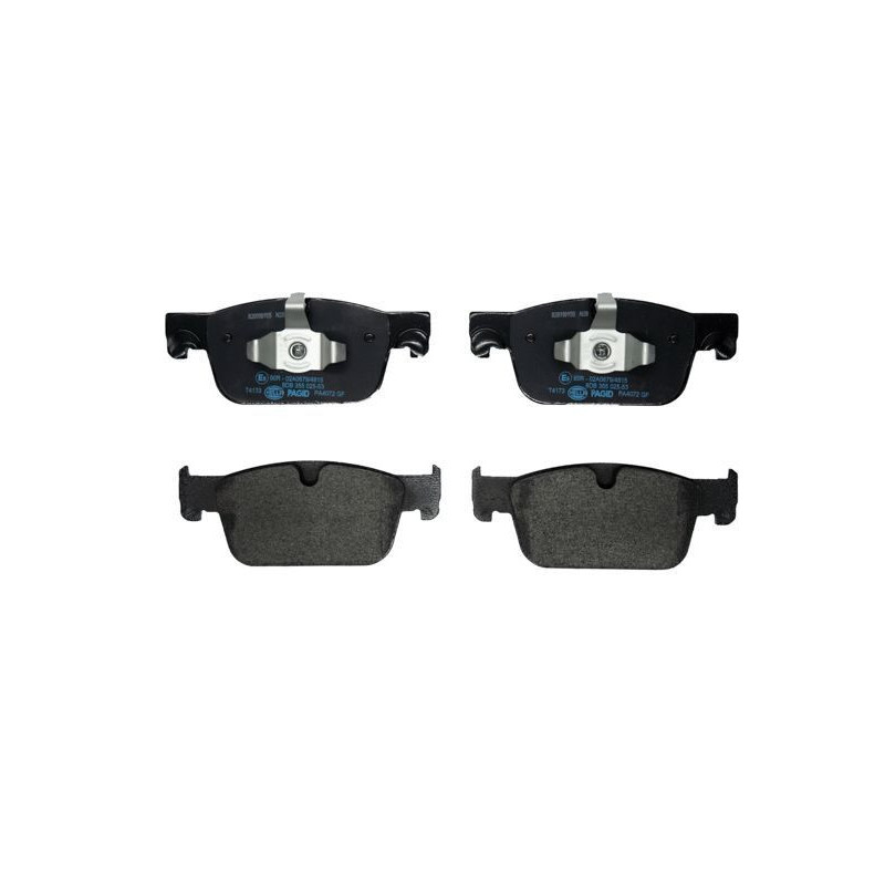 Pastiglie freno asse anteriore - HELLA BRAKE