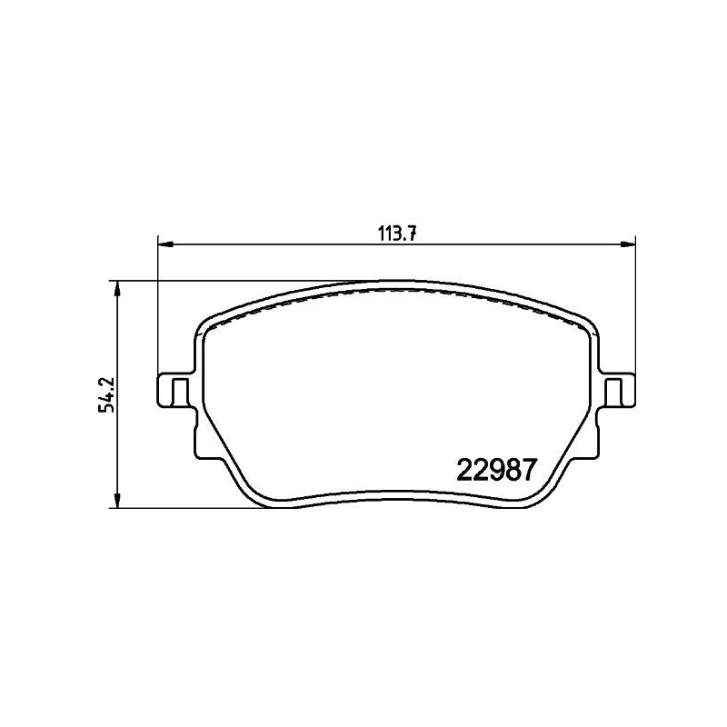 Pastiglie freno asse posteriore - HELLA BRAKE