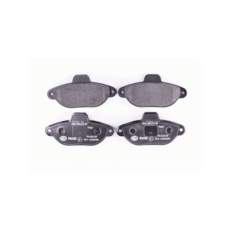 Pastiglie freno asse anteriore - HELLA BRAKE