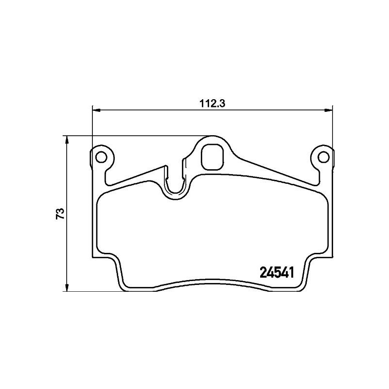 Pastiglie freno asse posteriore - HELLA BRAKE