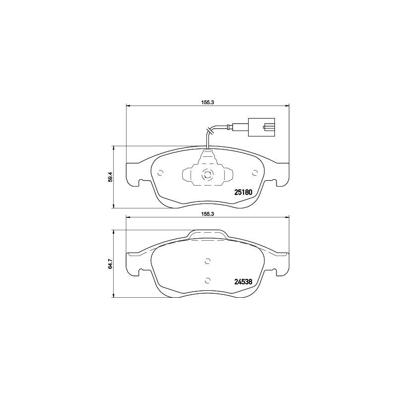 Pastiglie freno asse anteriore - HELLA BRAKE