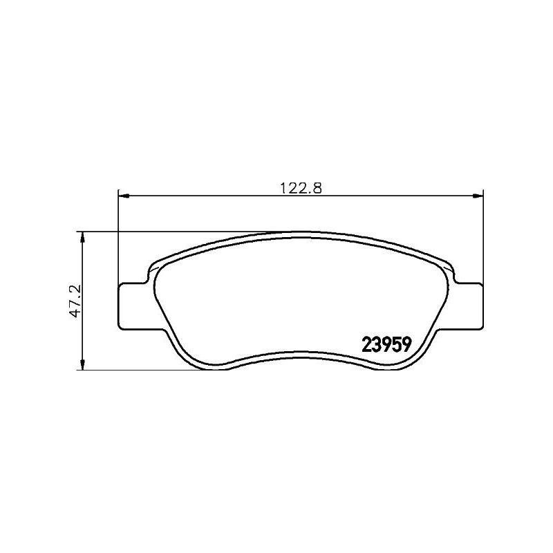 Pastiglie freno asse anteriore - HELLA BRAKE