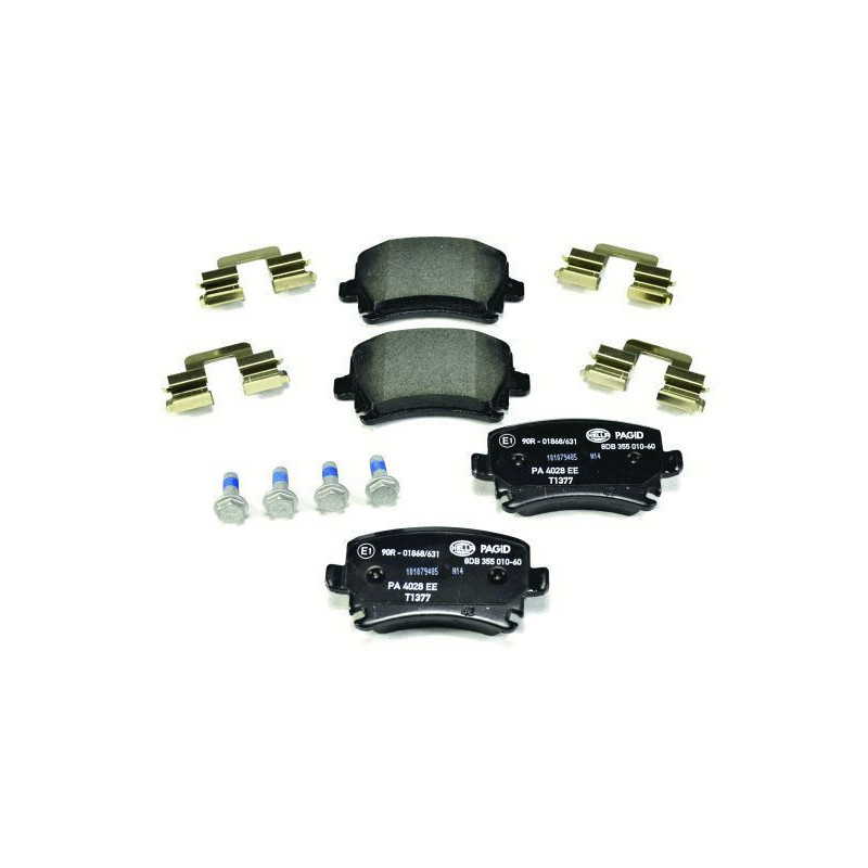 Pastiglie freno asse posteriore - HELLA BRAKE