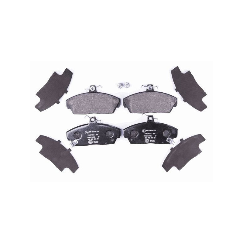 Pastiglie freno asse anteriore - HELLA BRAKE