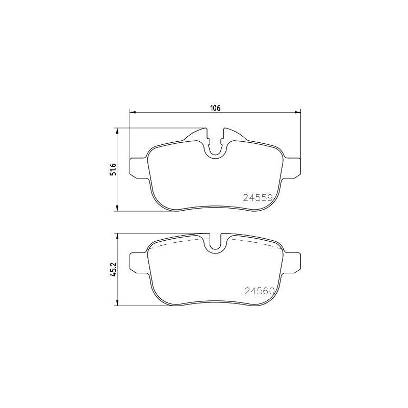 Pastiglie freno asse posteriore - HELLA BRAKE