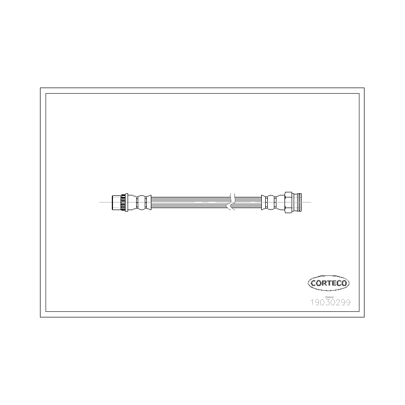 Flessibile freno asse posteriore - CORTECO