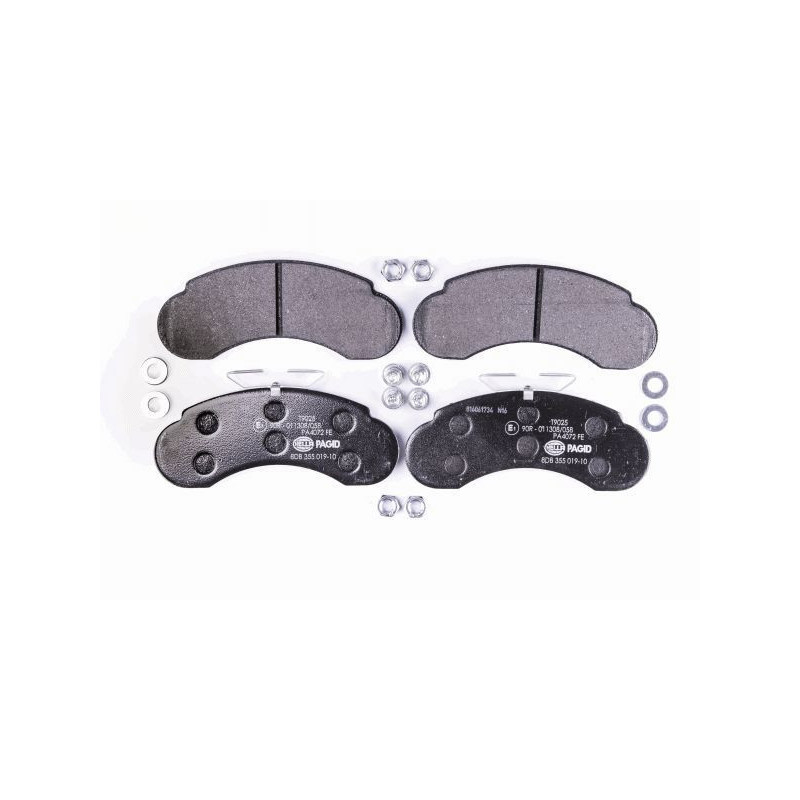 Pastiglie freno asse anteriore - HELLA BRAKE