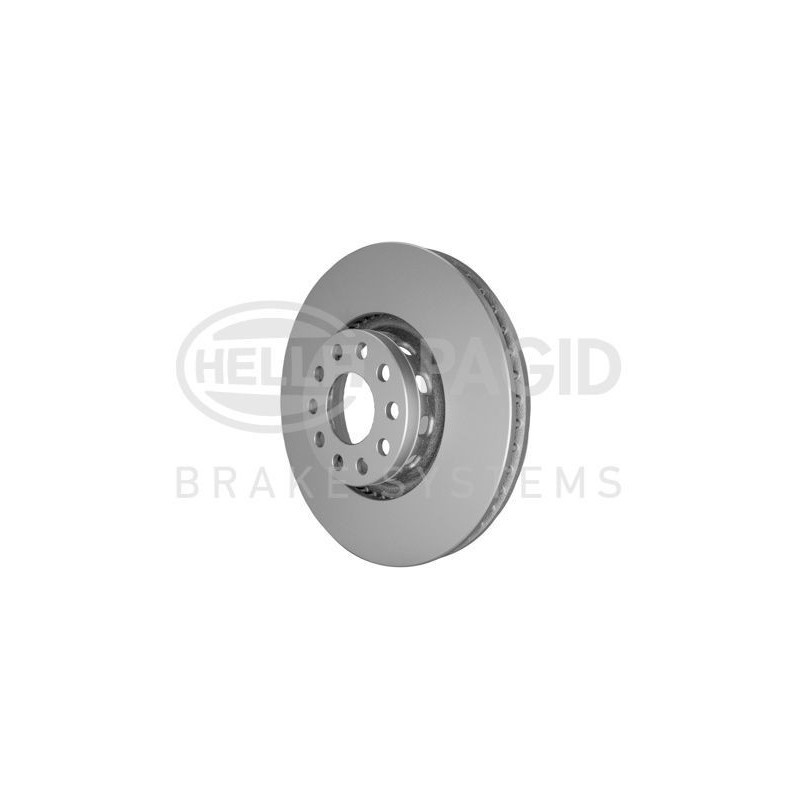 Disco freno asse anteriore - HELLA BRAKE