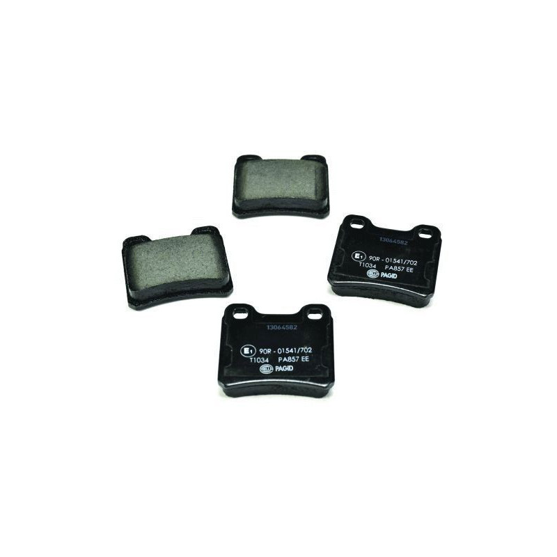 Pastiglie freno asse posteriore - HELLA BRAKE