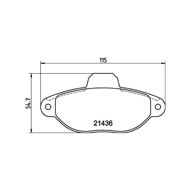 Pastiglie freno asse anteriore - HELLA BRAKE