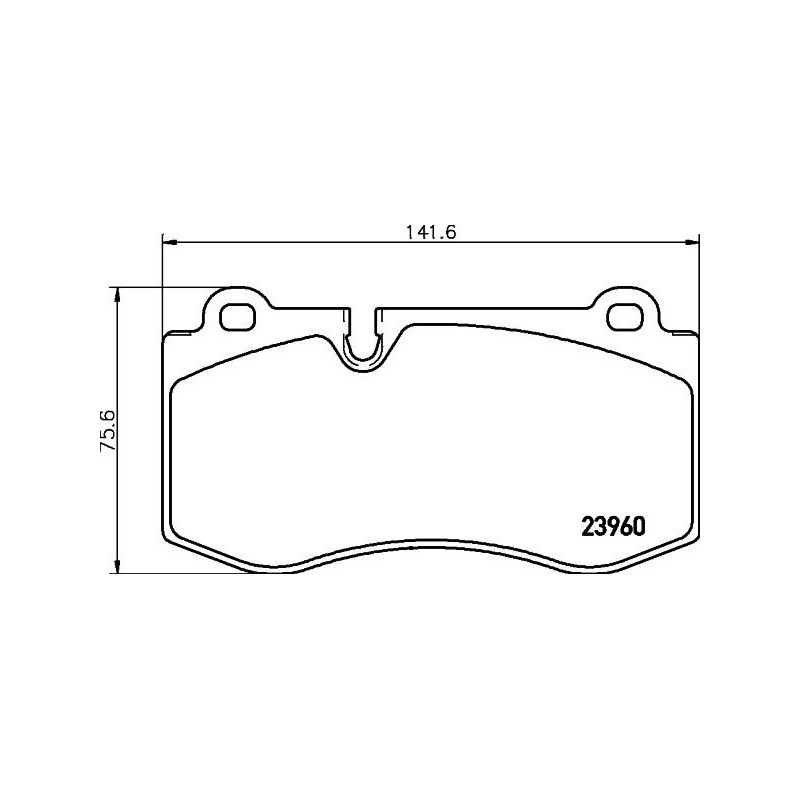 Pastiglie freno asse anteriore - HELLA BRAKE