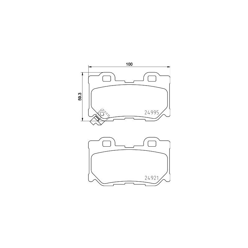 Pastiglie freno asse posteriore - HELLA BRAKE