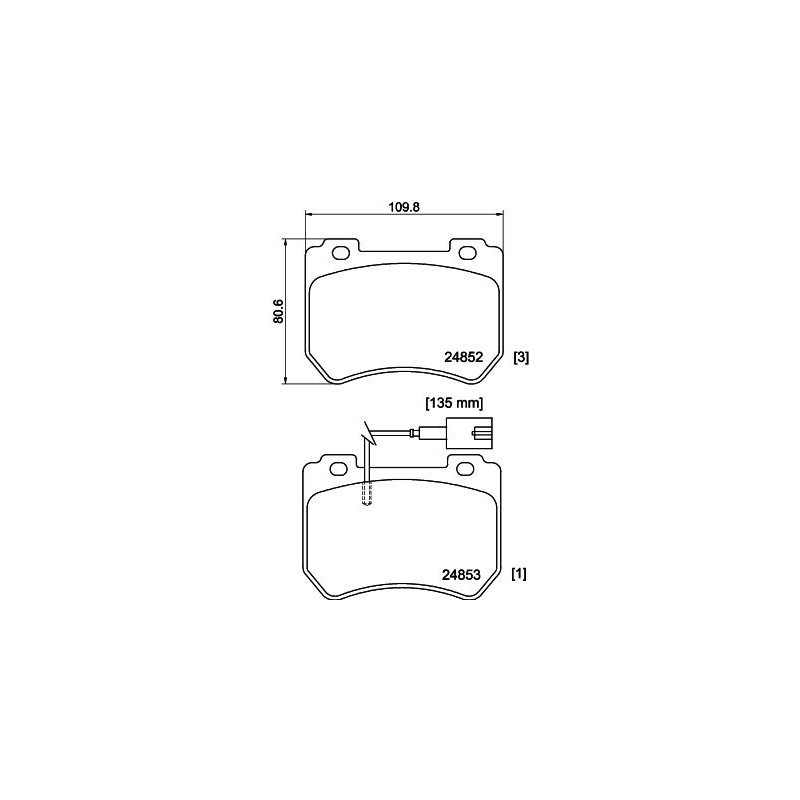 Pastiglie freno asse anteriore - HELLA BRAKE