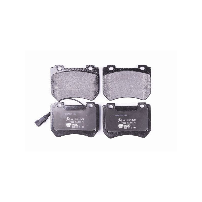 Pastiglie freno asse anteriore - HELLA BRAKE