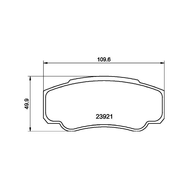 Pastiglie freno asse posteriore - HELLA BRAKE