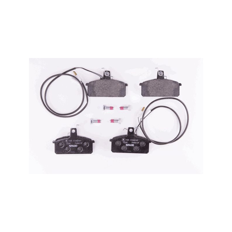 Pastiglie freno asse anteriore - HELLA BRAKE