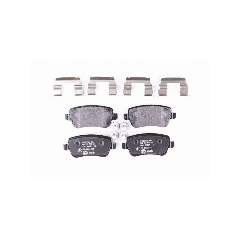 Pastiglie freno asse posteriore - HELLA BRAKE