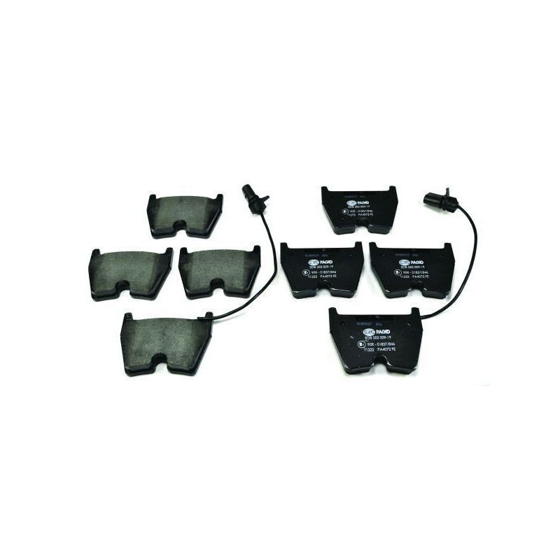 Pastiglie freno asse anteriore - HELLA BRAKE