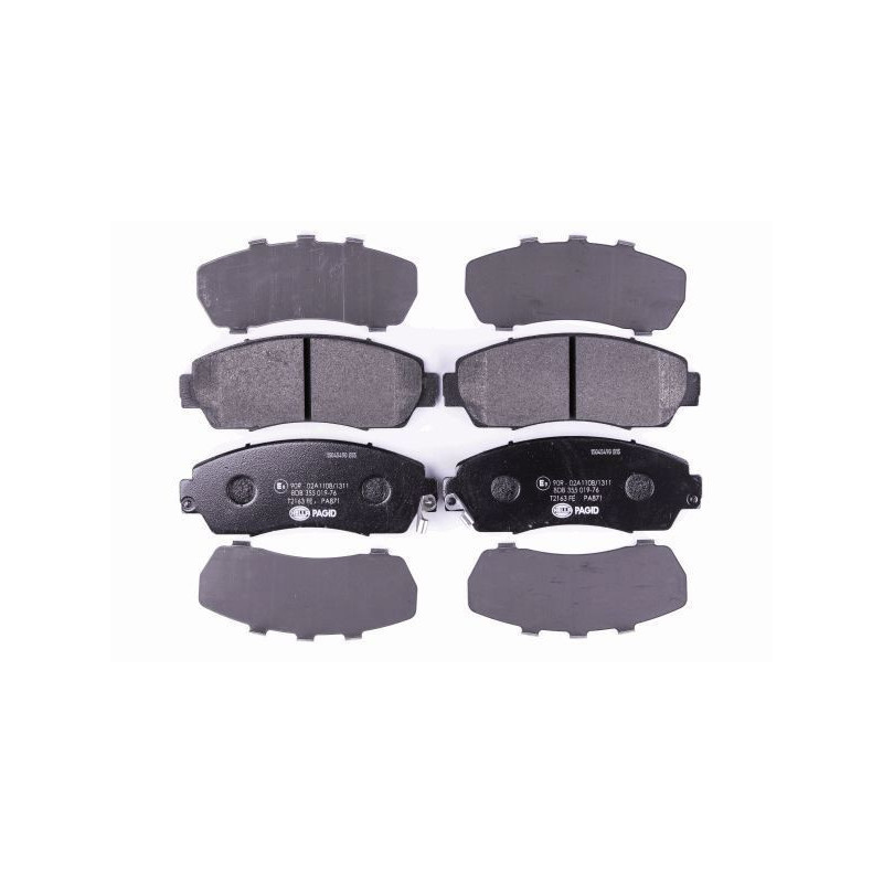 Pastiglie freno asse anteriore - HELLA BRAKE