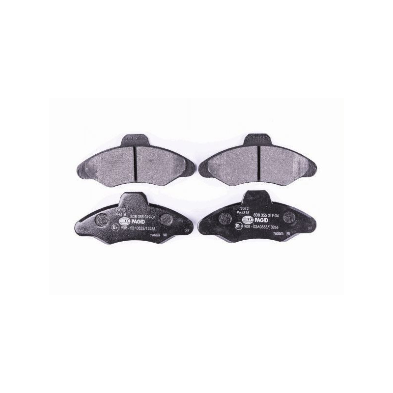 Pastiglie freno asse anteriore - HELLA BRAKE