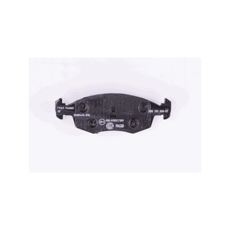 Pastiglie freno asse anteriore - HELLA BRAKE