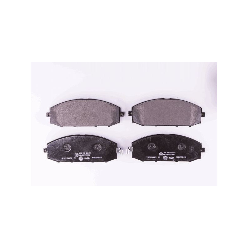 Pastiglie freno asse anteriore - HELLA BRAKE