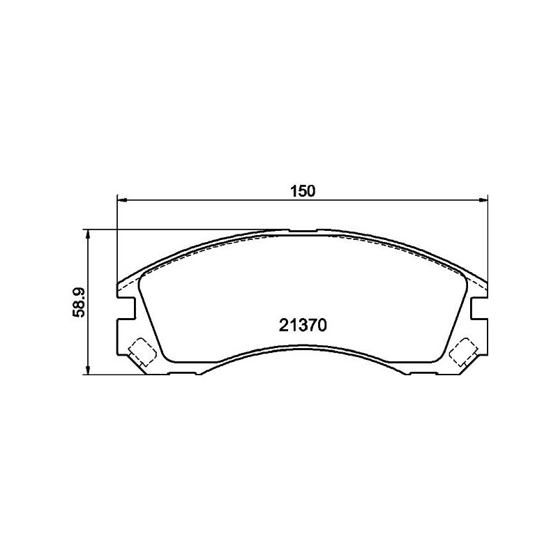 Pastiglie freno asse anteriore - HELLA BRAKE