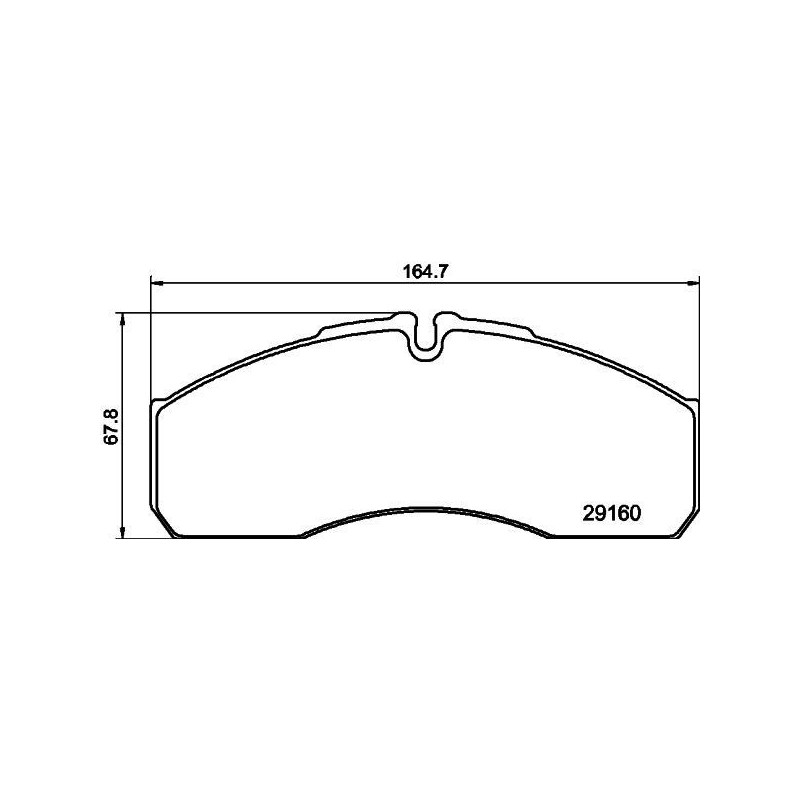 Pastiglie freno asse anteriore - HELLA BRAKE