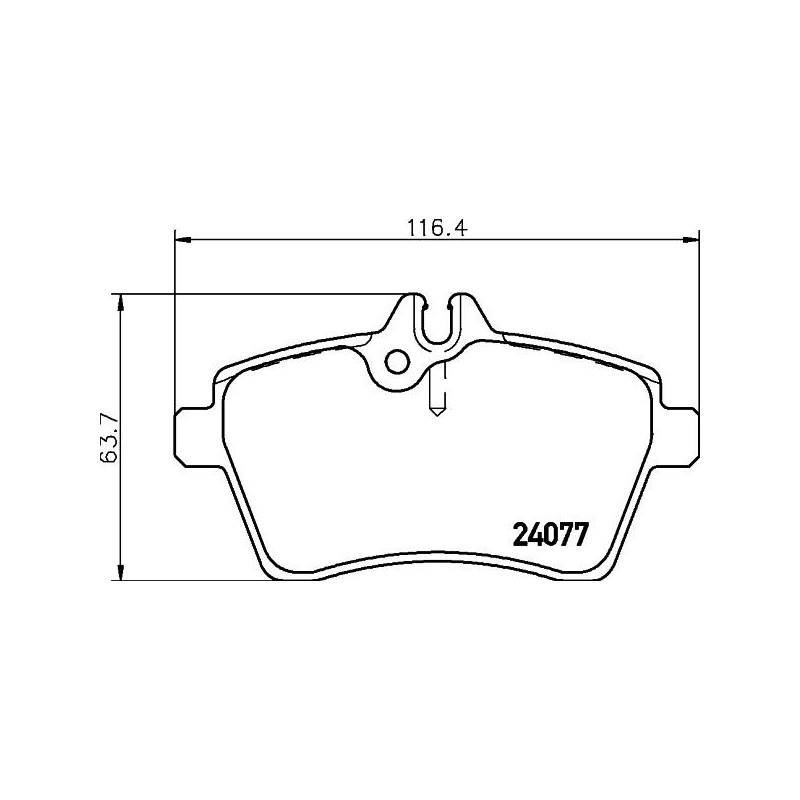 Pastiglie freno asse anteriore - HELLA BRAKE