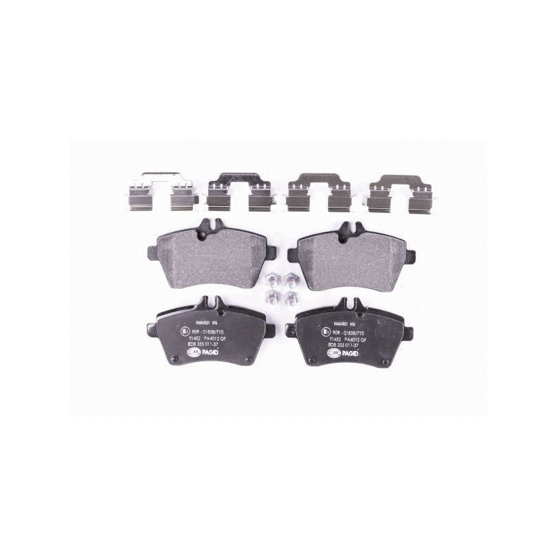 Pastiglie freno asse anteriore - HELLA BRAKE