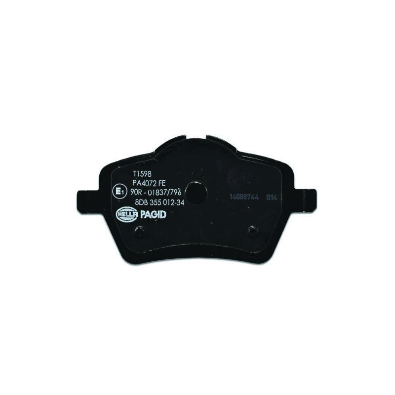 Pastiglie freno asse anteriore - HELLA BRAKE