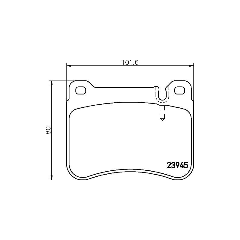 Pastiglie freno asse anteriore - HELLA BRAKE