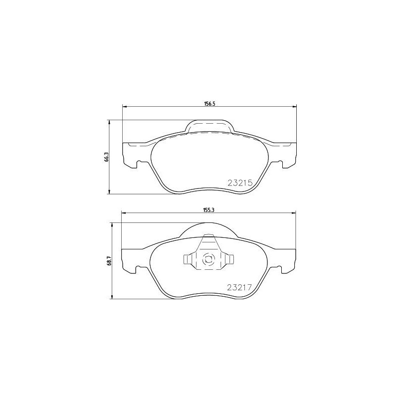 Pastiglie freno asse anteriore - HELLA BRAKE