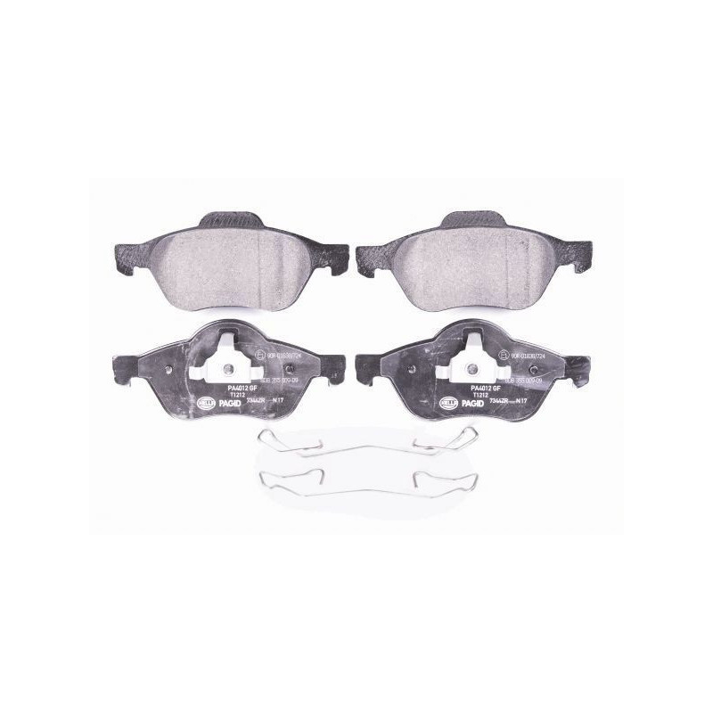 Pastiglie freno asse anteriore - HELLA BRAKE